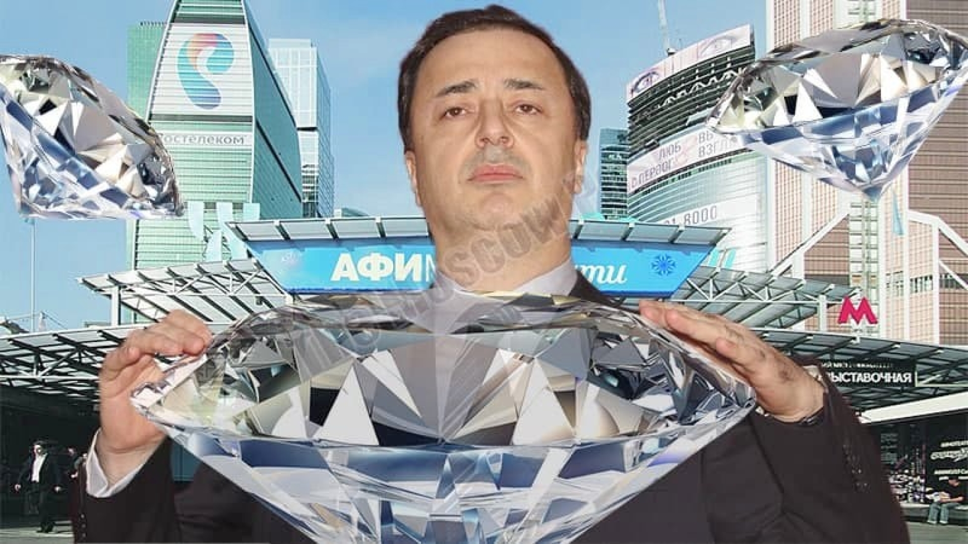 Non-Levaev bankruptcy, or price of diamonds for oligarch
