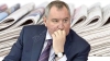 Rogozin "covers up" with a newspaper?