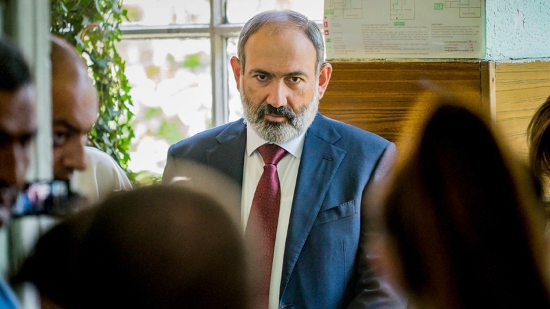 Support point Nikol Pashinyan