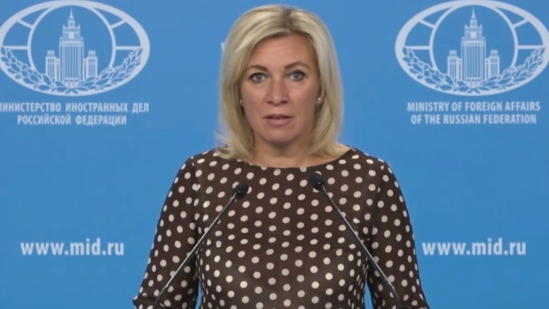 Maria Zakharova: Russia's accusations of fascism are a direct insult to the country and people